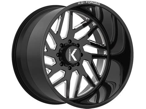 Kg1 Forged Milled Gloss Black Yaz N Wheels Realtruck