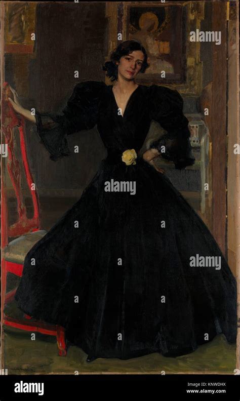 Señora de Sorolla Clotilde García del Castillo 1865 1929 en negro