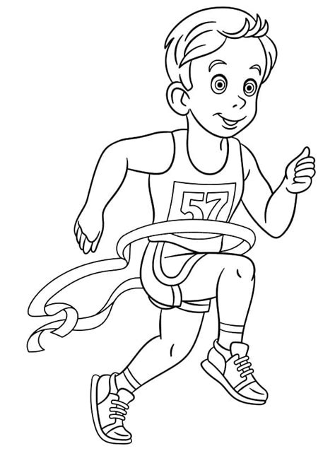 Coloriage Athlétisme Lancer du Poids télécharger et imprimer gratuit