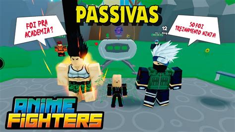 Mostrando As Passivas No Anime Fighters Roblox Youtube