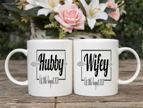 Personalised Wedding Mugs Wedding T Anniversary T Mr Etsy Uk