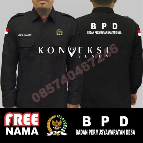 Jual Kemeja Bpd Baju Bpd Seragam Bpd Pdh Bpd Kemeja Kerja Bpd Baju