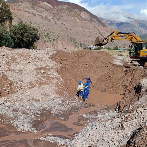 Trabajos De Emergencia Tras Descomunal Crecida Del R O Purmamarca