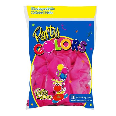 Kit De Globos Party Loons Pulgadas Fucsia Piezas Walmart