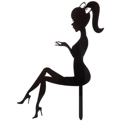 Girl Silhouette Cake Topper Hobby Lobby 2467967
