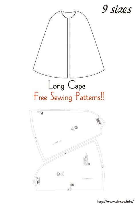 Long Cape Free Sewing Patterns My Favorite Ideas Blog