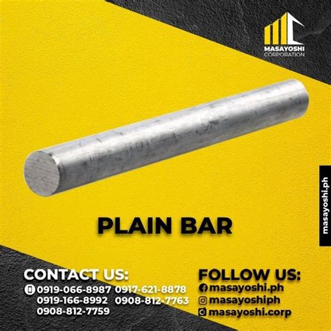 Plain Bar Plain Round Bar Reinforcing Bar RSB Commercial