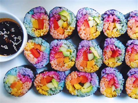 Rainbow Unicorn Sushi The Indigo Kitchen