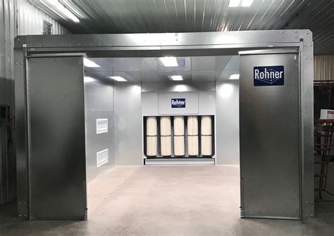 Batch Powder Coating Booths Rohner