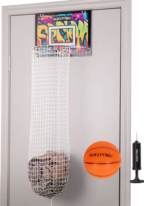 Sofitorg Basketball Hamper Over The Door Basketball Hoop Laundry