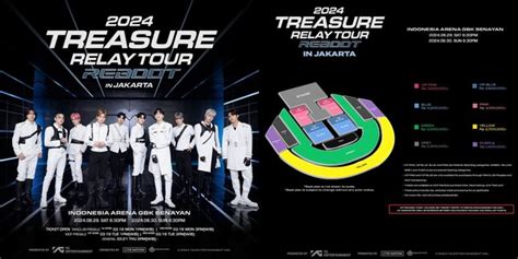 Intip Seat Plan Hingga Harga Tiket Konser 2024 TREASURE RELAY TOUR