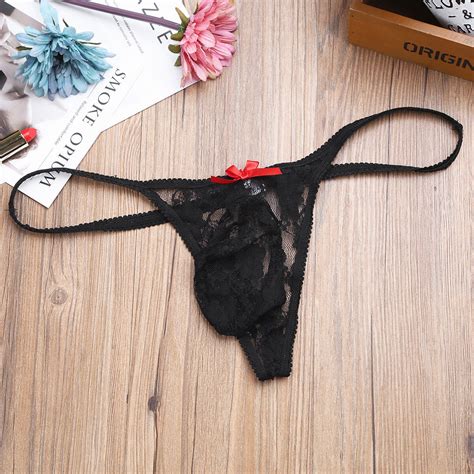 Mens Lace G String Sissy Pouch Panties Thong Bikini India Ubuy