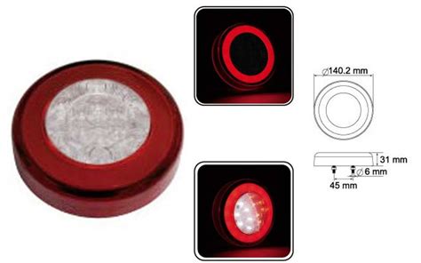 Feu Clignotant Position Stop Led Rond Quincaillerie