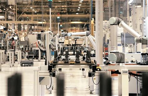 10 UR Cobots Improve Quality Guarantee Just In Time Manufacture At