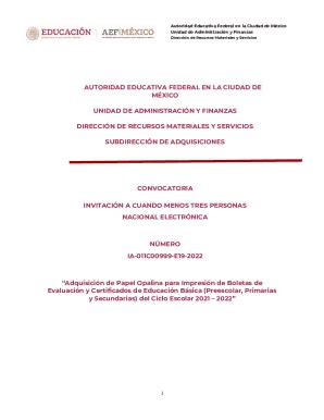 Fillable Online Autoridad Educativa Federal En La Ciudad De Mxico Fax