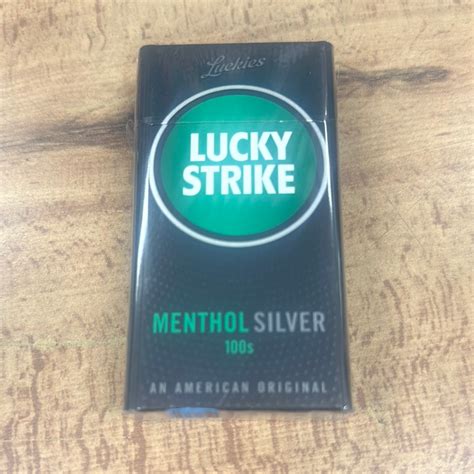 Lucky Strike Menthol Silver 100s Sm Gas N Grub Llc