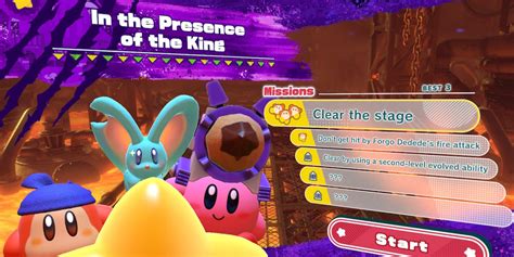 Kirby And The Forgotten Land In The Presence Of The King Missions Guide