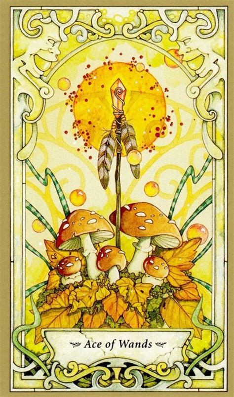 8 Of Pentacles Card From Mystic Faerie Tarot Deck Artofit