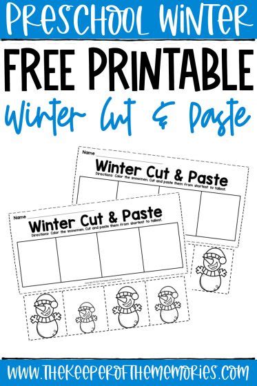 Printable Penguin Puzzle – Preschool Cut And Paste Worksheet ...