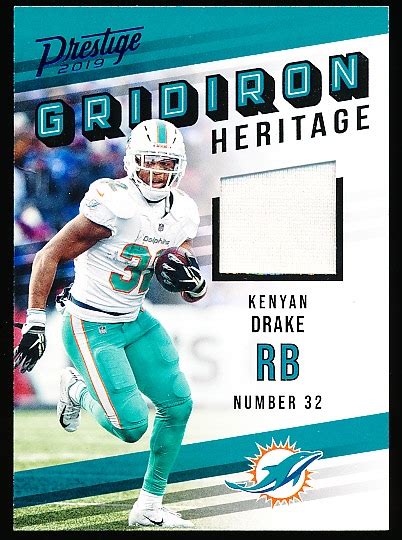 Lot Detail 2019 Prestige Ftbl Gridiron Heritage Jersey Xtra Points