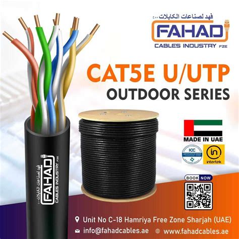 Cat5e U Utp Outdoor Series Fahad Cables Industry Fze