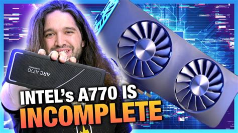 Intel Arc A770 16GB Limited Edition GPU Review Benchmarks YouTube