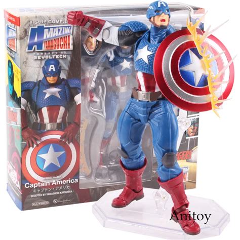 Avengers Revoltech Series No007 Captain America Figure Avengers