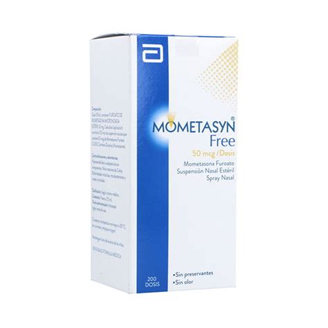 MOMETASYN 50MCG 18ML SOLUCION NASAL SPRAY 140 DOSIS Distribuidor De