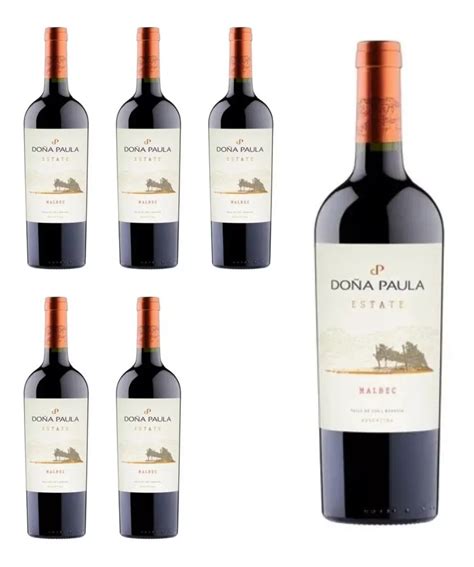 Vino Dona Paula Estate Malbec Caja X U Ml Lujan De Cuyo Mebuscar