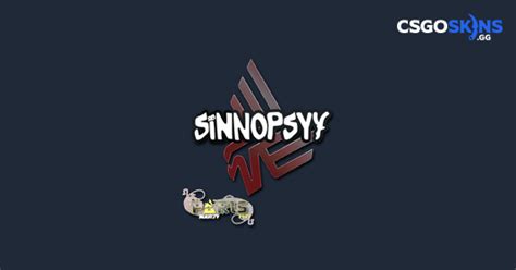 Sticker Sinnopsyy Paris 2023 Csgoskinsgg