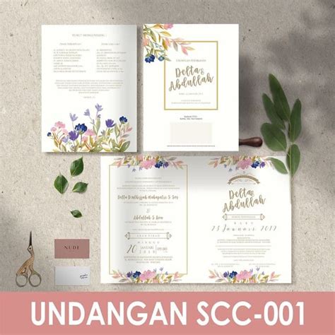 Contoh Undangan Rustic