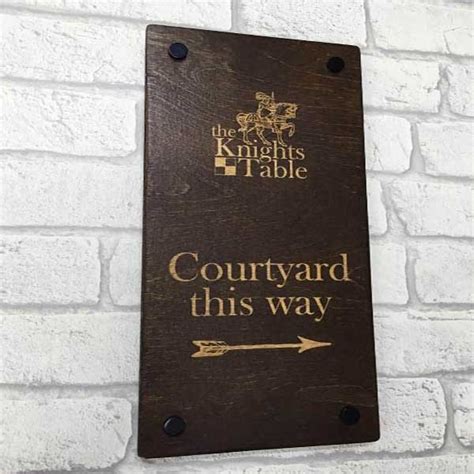 Wooden Engraved Signs