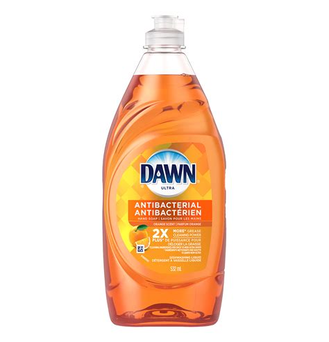 Dawn Ultra Antibacterial Hand Soap And Dishwashing Liquid Orange Scent