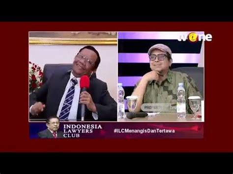 Masih Lucu Saat Prof Mahfud Tampil Di ILC YouTube