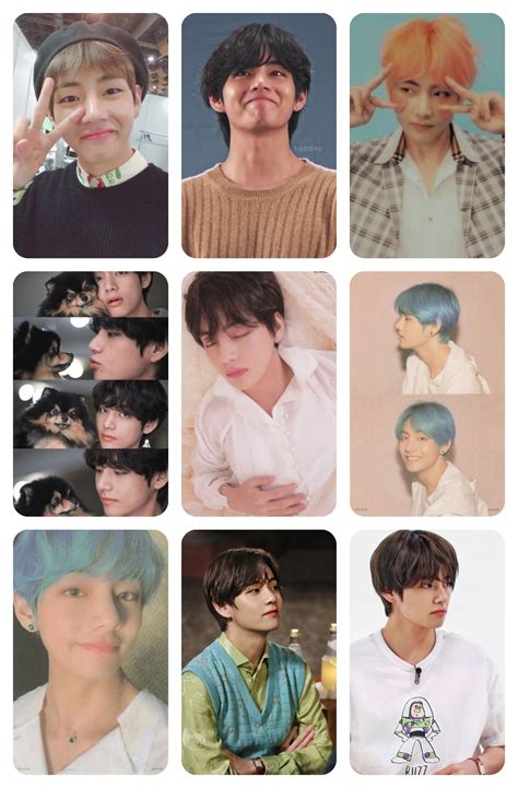 Taehyung Photocard Fotos Imprimibles Pegatinas Para Imprimir Gratis