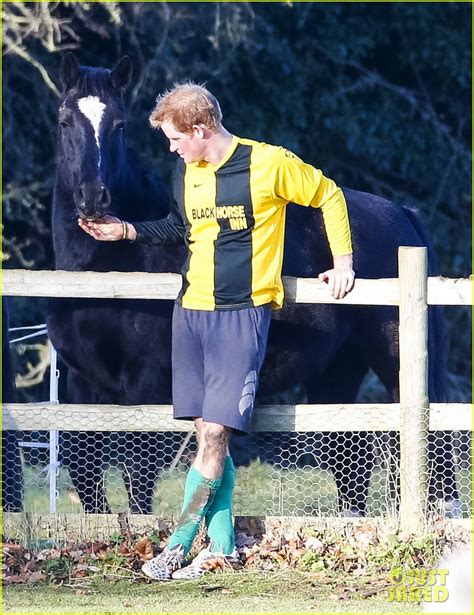 Prince Harry is Muddy for Christmas Eve Charity Soccer Game: Photo ...