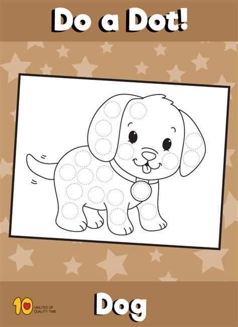 Dot Activity Animals Dog 10 Minutes Of Quality Time