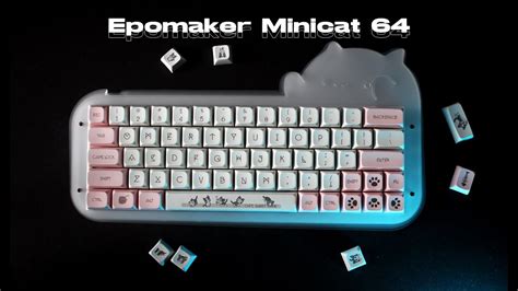 Building A 80 Custom Keyboard Epomaker Mini Cat 64 Unboxing