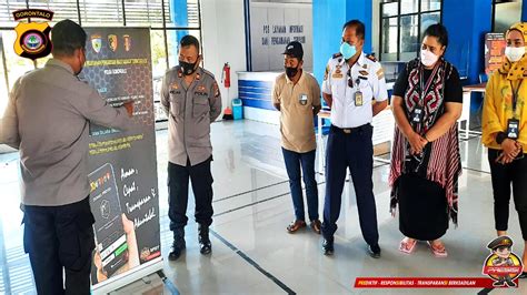 Kerjasama Itwasda Dan Binmas Polda Gorontalo Sosialisasikan Dumas