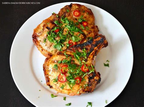 Indian Spiced Pork Chops Derrick Riches