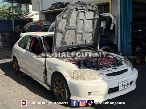 Honda Civic Ek9 Type R Half Cut Halfcut Malaysia Kl Selangor Penang Sabah Sarawak Johor