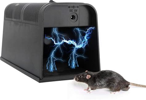 Piège à rats électronique intelligent d intérieur haute tension pour