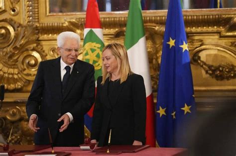 Far-right Meloni sworn in as Italy's first female PM | The Manila Times