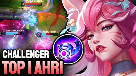 Wild Rift Ahri Top Ahri Gameplay Challenger Ranked Youtube