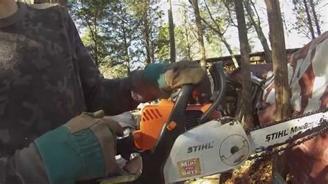 How To Adjust The Idle On A Stihl Chainsaw Youtube