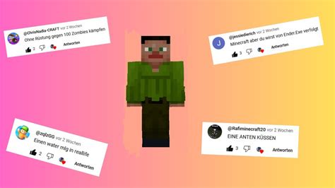 Ich Erledige EURE MINECRAFT AUFGABEN YouTube