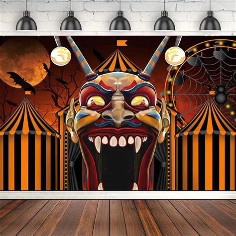 Creepy Circus, Creepy Carnival, Circus Wallpaper, 50% OFF