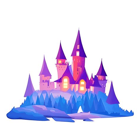 Fairytale Castle In The Clouds Graphic Creative Fabrica