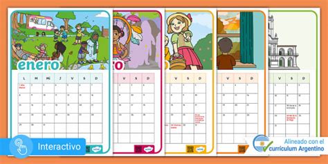 Calendario Escolar Argentina Professor Feito Twinkl