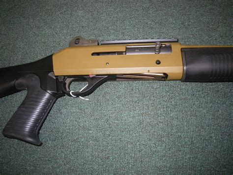 Benelli M4 Cerakote 12ga 18 5 Pistol Grip Shot For Sale